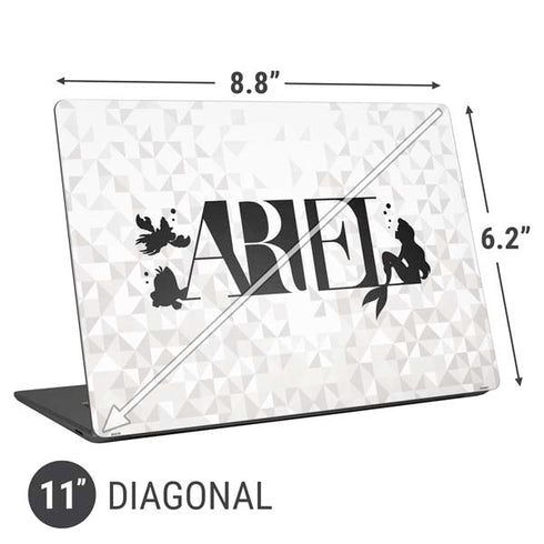 Disney Princess Ariel Chromatic Universal Laptop 11in (8.8 x 6.2in) Skin
